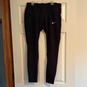 Nike Black Leggings with White Logo